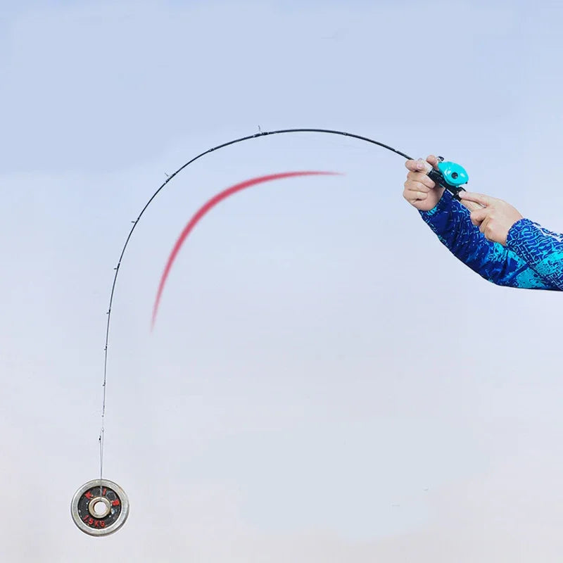 Ultra-Light Fishing Rod Carbon Fiber Spinning/Casting Lure Pole Bait WT 1.5-9g Line WT 3-6LB Wood Handle Fast Trout Fishing Rods